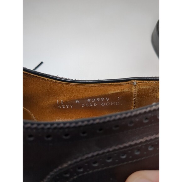 Allen Edmonds Sanford 5277 Burgundy Cap Toe Oxford Dress Shoes Men's Size 11‎ B - Picture 10 of 10